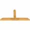 Ekena Millwork Portland Rough Sawn Timber Gable Bracket, Western Red Cedar, 72"W x 36"H x 4"D x 6"F, 12/12 Pitch GBW072X36X0406POR00RWR - alternate 5